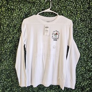 Youth Large 12/14 NWT The Off The Wall Orginal Vans Long Sleeve